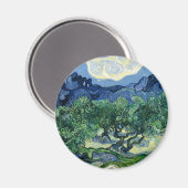 Van Gogh Das Olive Trees Landschaftsbild Magnet (Vorderseite/Rückseite)