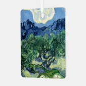 Van Gogh Das Olive Trees Landschaftsbild Ornament Aus Metall (Vorderseite links)