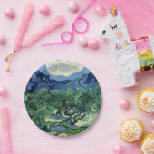 Van Gogh Das Olive Trees Landschaftsbild Pappteller (Party)