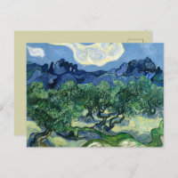 Van Gogh Das Olive Trees Landschaftsbild