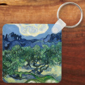 Van Gogh Das Olive Trees Landschaftsbild Schlüsselanhänger (Rückseite)