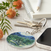 Van Gogh Das Olive Trees Landschaftsbild Schlüsselanhänger (Vorderseite rechts)