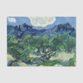 Van Gogh Das Olive Trees Landschaftsbild Seidenpapier (Vorderseite)