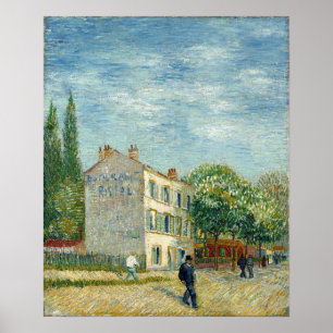 Van Gogh - Das Rispal Restaurant in Asnieres Poster