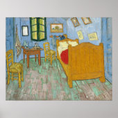 Van Gogh - Das Schlafzimmer Poster (Vorne)