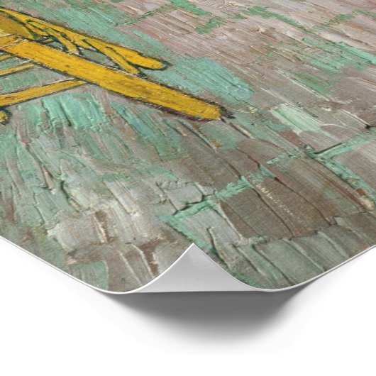 Van Gogh - Das Schlafzimmer Poster (Ecke)