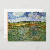 Van Gogh - Das Schlichte bei Auvers Postkarte (Vorne/Hinten)