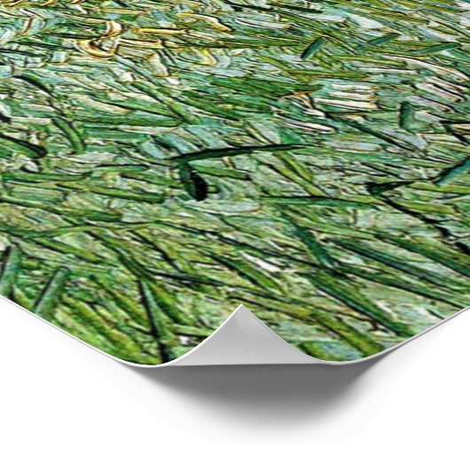 Van Gogh - Das Schlichte im August 1890 Poster (Ecke)