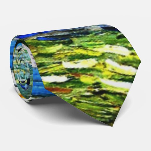Van Gogh - Daubigny's Garden, 1890 Krawatte (Gerollt)