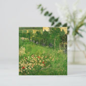 Van Gogh Daubigny's Garden Wedding Einladung (Stehend Vorderseite)