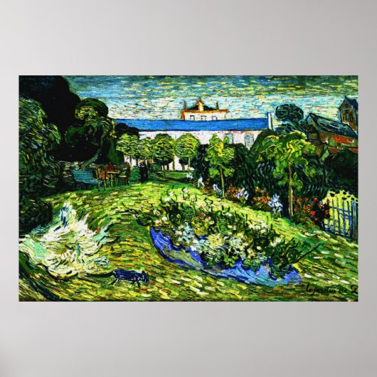 Van Gogh - Daubignys Garten Poster (Vorne)
