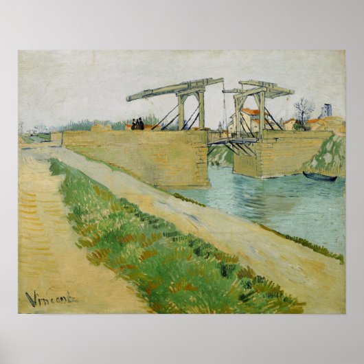 Van Gogh - De Brug Langlois Poster (Vorne)