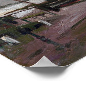 Van Gogh De Ruijterkade in Amsterdam Poster (Ecke)