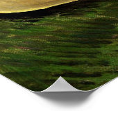 Van Gogh - Decanter und Zitronen auf einer Platte Poster (Ecke)