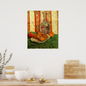 Van Gogh - Decanter und Zitronen auf einer Platte Poster (Küche)