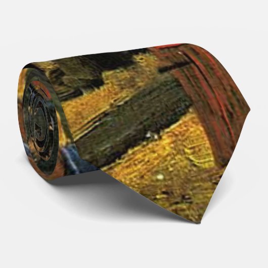 Van Gogh - Der 14. Juli in Paris Krawatte (Gerollt)