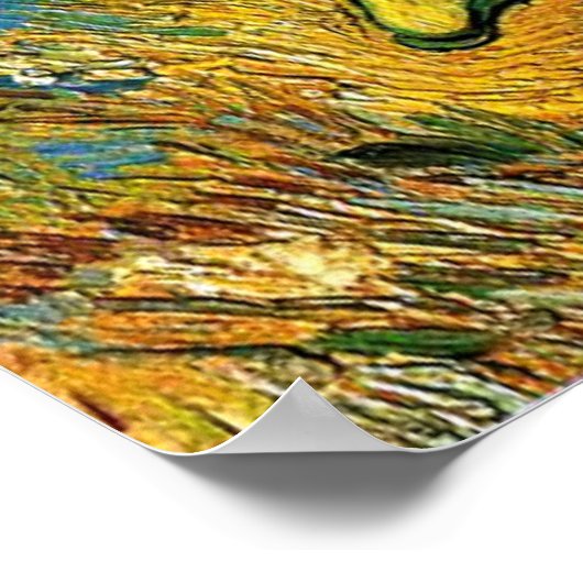 Van Gogh - Der gute Samariter Poster (Ecke)