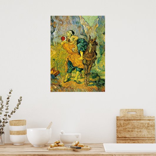 Van Gogh - Der gute Samariter Poster (Küche)