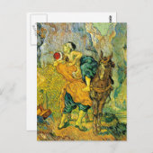 Van Gogh - Der gute Samariter Postkarte (Vorne/Hinten)