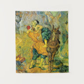 Van Gogh - Der gute Samariter Wandteppich (Vorderseite)