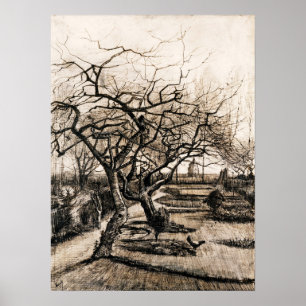 Van Gogh - Der Parsonage Garden Nuenen im Winter Poster