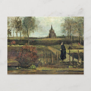 Van Gogh - Der Parsonage-Garten bei Nuenen Postkarte