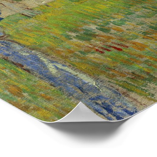 Van Gogh - Der rosa Orchard Poster (Ecke)