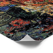 Van Gogh - Der rote Weingarten Poster (Ecke)