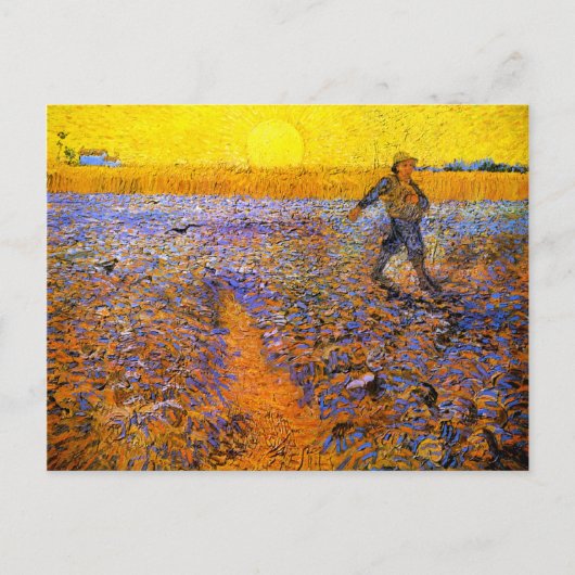 Van Gogh: Der Sämann Postkarte (Vorderseite)