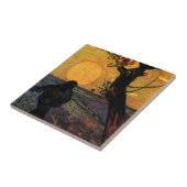Van Gogh; Der Sämann, Vintage-Bauer Fliese (Seite)