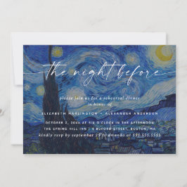 Van Gogh Der Sternenhimmel | Kunst-Probeessen-Einl Einladung