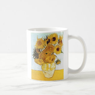 Van Gogh der Vase mit 12 Sonnenblumen Kaffeetasse
