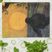 Van Gogh, der Vintage Bauer der Bauern Geschirrtuch (Gefaltet)