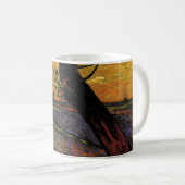 Van Gogh, der Vintage Bauer der Bauern Kaffeetasse (VorderseiteRechts)