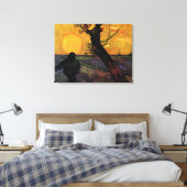 Van Gogh, der Vintage Bauer der Bauern Leinwanddruck (Insitu (Schlafzimmer))