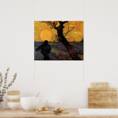 Van Gogh, der Vintage Bauer der Bauern Poster (Küche)