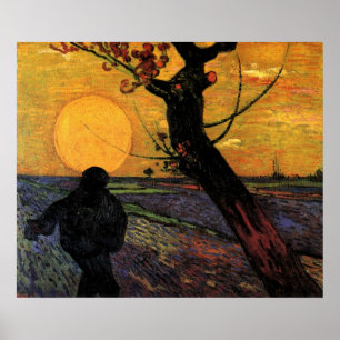 Van Gogh, der Vintage Bauer der Bauern Poster