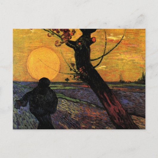 Van Gogh, der Vintage Bauer der Bauern Postkarte (Vorderseite)