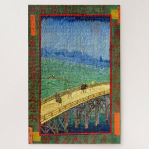 Van Gogh Die Brücke im Regen nach Hiroshige Puzzle