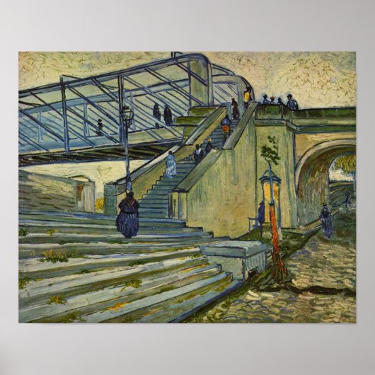 Van Gogh - Die Brücke von Trinquetaille Poster (Vorne)