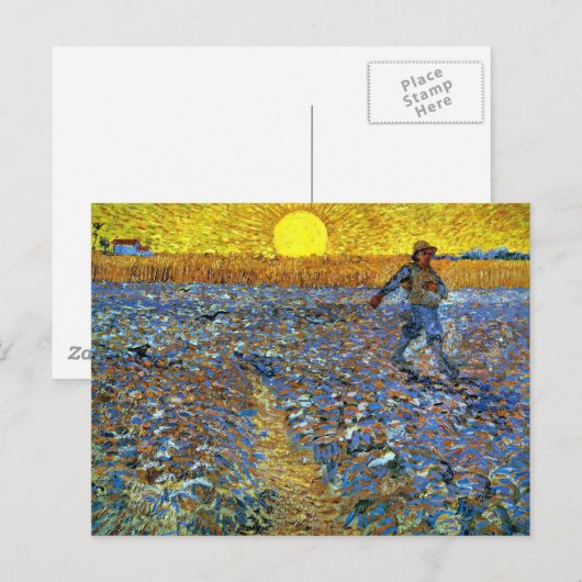 Van Gogh - Die Dusche Postkarte (Vorne/Hinten)