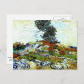 Van Gogh - Die Felsen mit Eichenbaum, schöne Kunst Postkarte (Vorne/Hinten)