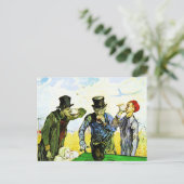 Van Gogh - Die Getränke, berühmte Gemälde,  Postkarte (Stehend Vorderseite)
