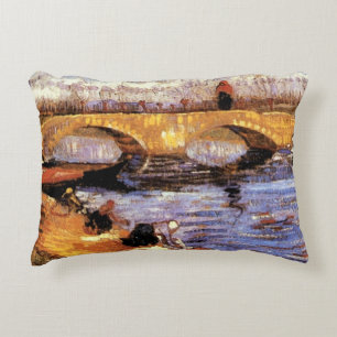 Van Gogh - Die Gleize-Brücke Dekokissen