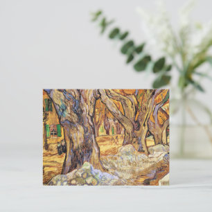 Van Gogh - Die großen Platanen, Feiertagspostkarte