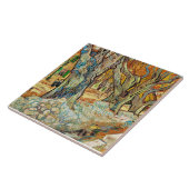 Van Gogh - Die großen Platanen Fliese (Seite)
