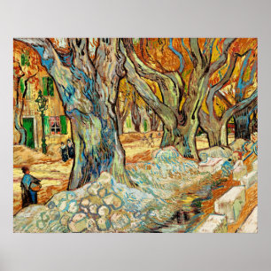Van Gogh - Die großen Platanen Poster