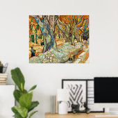 Van Gogh - Die großen Platanen Poster (Heimbüro)