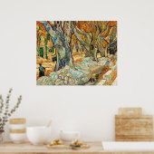 Van Gogh - Die großen Platanen Poster (Küche)