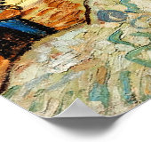 Van Gogh - Die großen Platanen Poster (Ecke)
